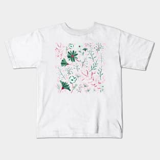 Green Fantasy Garden Kids T-Shirt